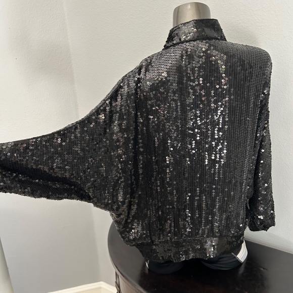 Vintage Silk/Rayon beaded Jacket - Picture 4 of 5